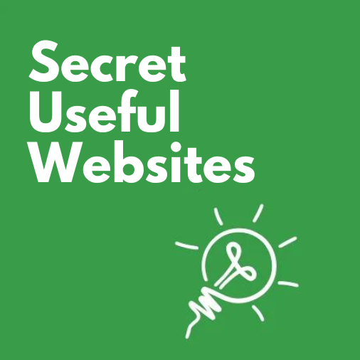 Secret useful website